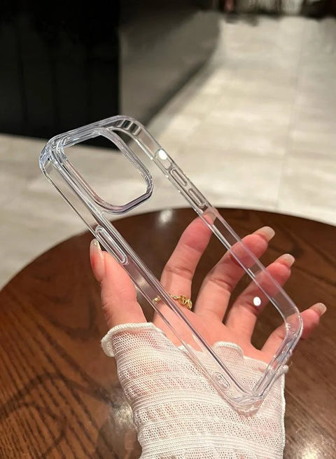 غطاء آيفون شفاف من الأكريليك